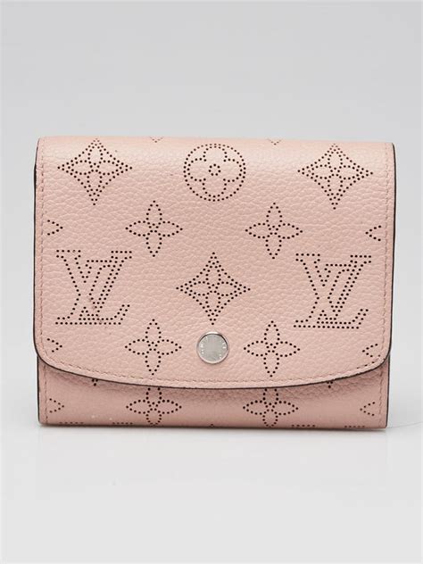 louis vuitton compact wallet iris in mahina leather